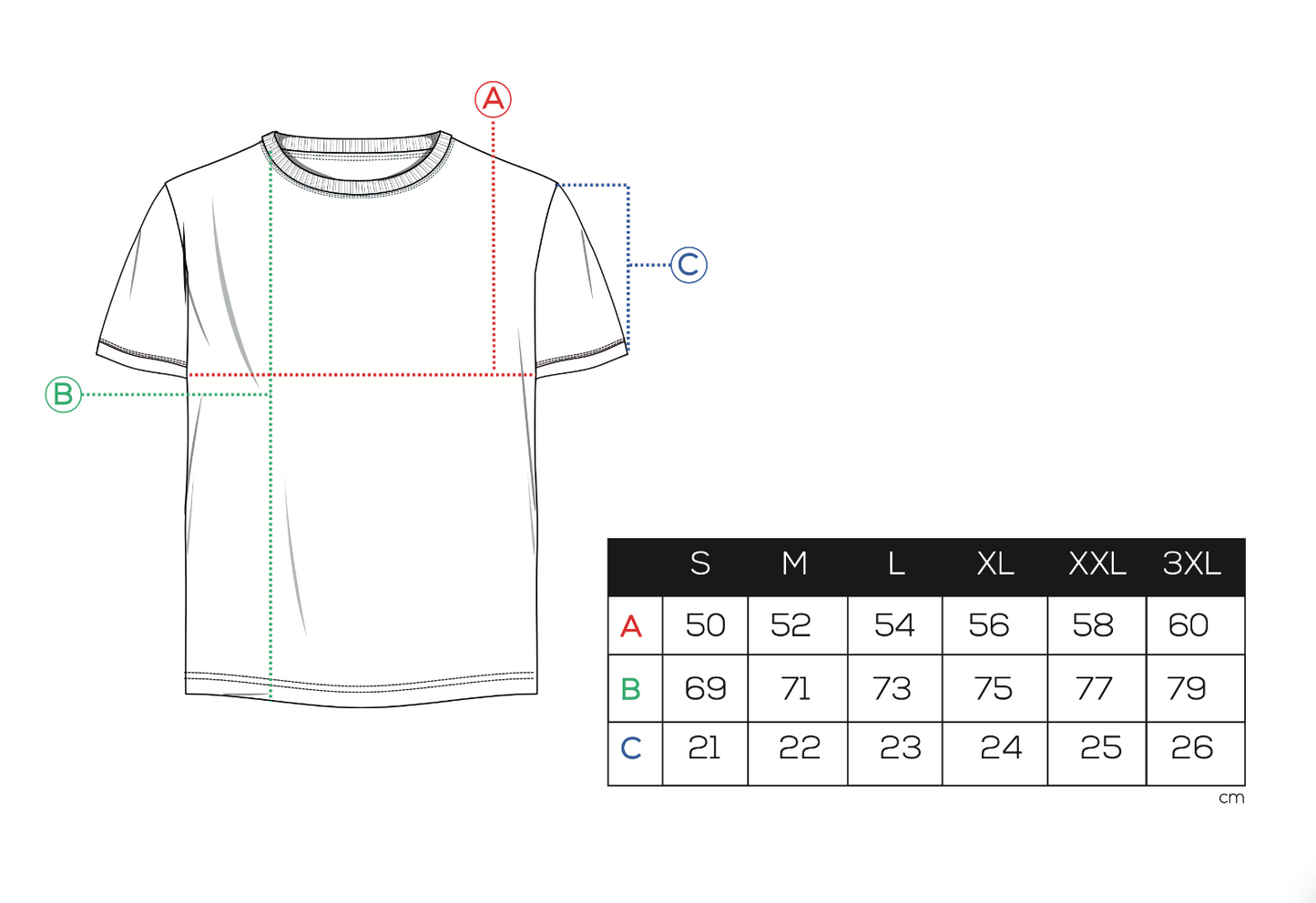 camiseta mustera